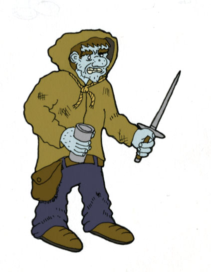 Rowsdower, half-orc